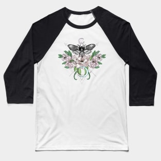 Deathhead Moth Baseball T-Shirt